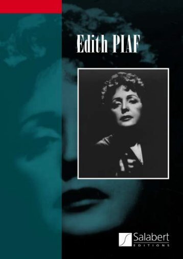 Edith PIAF - Durand Salabert Eschig