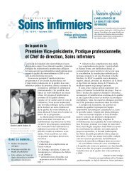 Numéro spécial. L'amélioration de la qualité des soins infirmiers