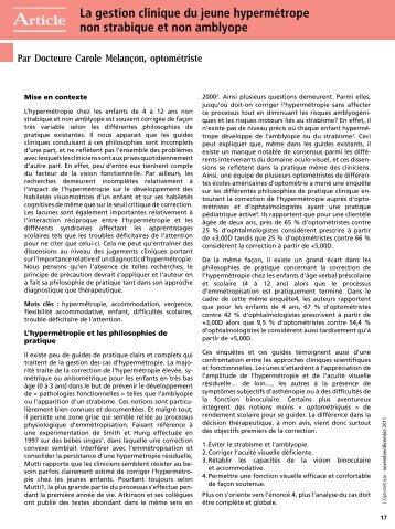 Voir le document PDF - Association des optométristes du Québec