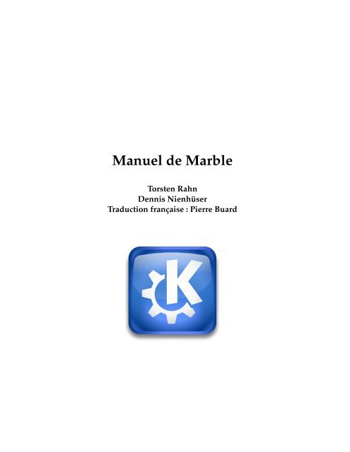 Manuel de Marble - KDE Documentation