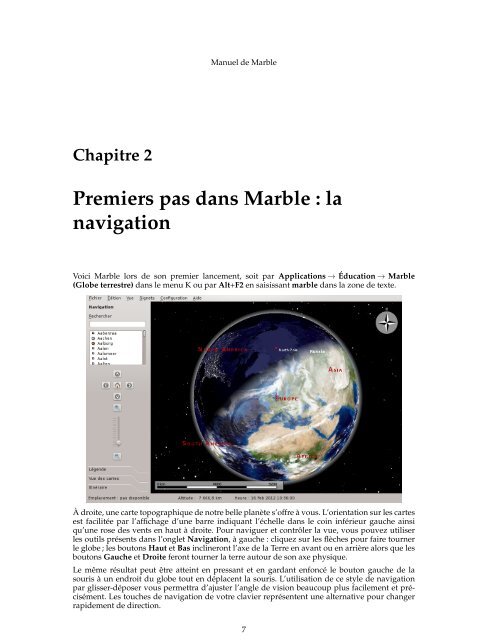 Manuel de Marble - KDE Documentation