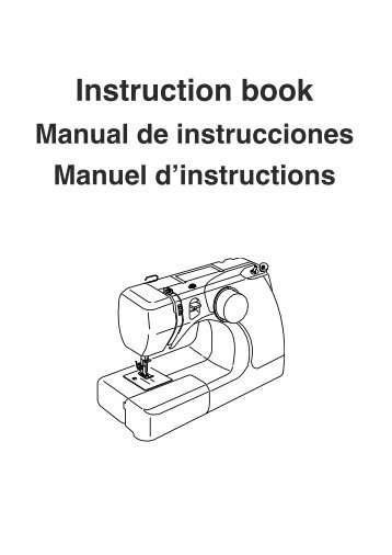 Instruction book - Janome