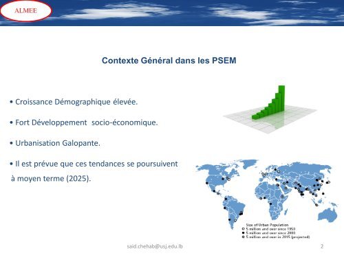 Télécharger la présentation de M. CHEHAB sous format .pdf - AUF