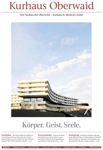 Tagblatt «Kurhaus Oberwaid» 01. Dezember 2012 - Carbone ...