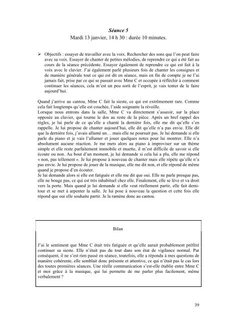 la musicotherapie active avec une personne atteinte ... - Florie BERT