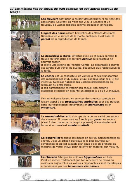 5 Les chevaux de trait