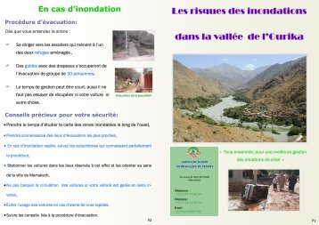 Les risques des inondations dans la vallée de l'Ourika - Agence du ...