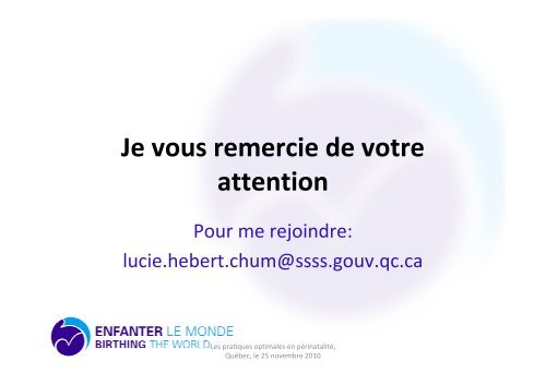 L'intervention auprès de mères… - Association pour la santé ...