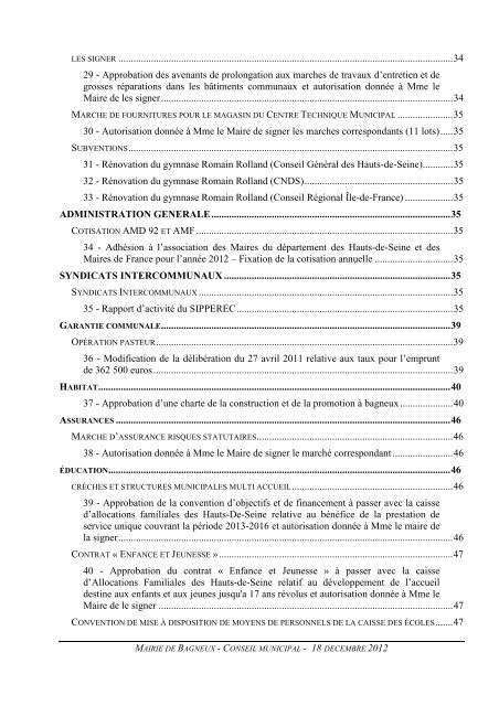 Compte-rendu détaillé - Bagneux