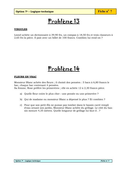 Option 7 E Logique Te