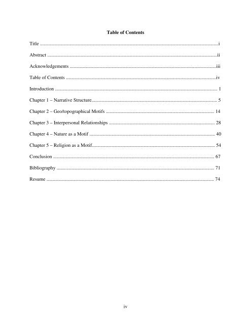 Parallel Structures and Binary Oppositions in André Gide's L ...