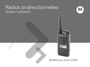 XTNiD Manual FR - Motorola Solutions