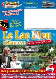 Le Lac Bleu - Domo Reisen