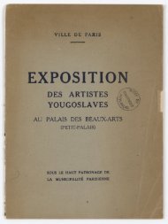 EXPOSITION - Le Petit Palais - Ville de Paris