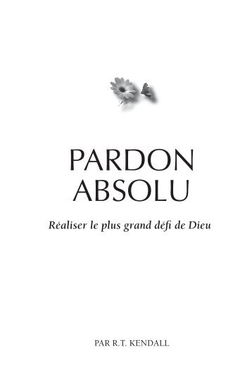 Pardon absolu - Diffusion vie