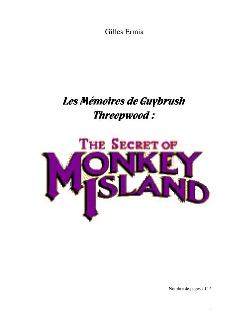 Monkey Island - Les Romans de Gilles Ermia