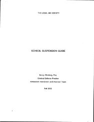 School Suspension Guide.pdf - Benjamin N. Cardozo School of Law