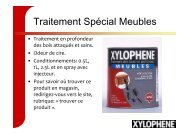 Et aussi... XYLOPHENE Traitement Spécial Meubles - Dyrup