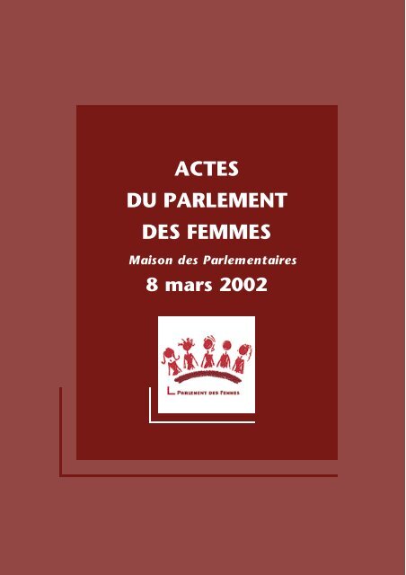 ACTES DU PARLEMENT DES FEMMES