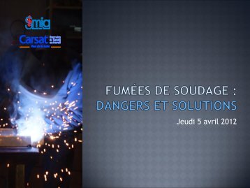 Fumées de soudage - Smia