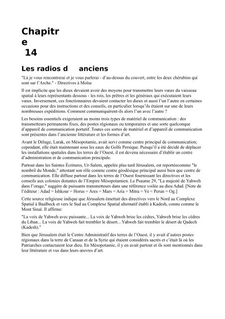 Par R.A. Boulay ©1990 - Sciences, Fictions, Histoires