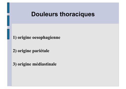 Douleurs thoraciques non angineuses - Hepato Web