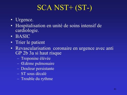 La coronaropathie en 2010