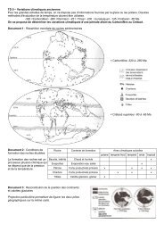 TD 5 – Variations climatiques anciennes Pour les ... - svtCharlie