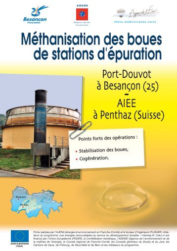 Stabilisation des boues • Cogénération - Besançon