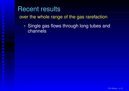 RAREFIED GAS DYNAMICS AND ITS APPLICATIONS TO VACUUM ...