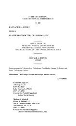 state of louisiana court of appeal, third circuit 10-218 ... - LawMemo