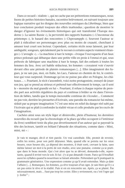 La nouvelle de langue française, aux frontières des ... - L'esprit Livre