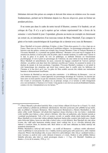 [tel-00462108, v1] L'exil de Jan ?ep : contribution à l ... - HAL-Inria