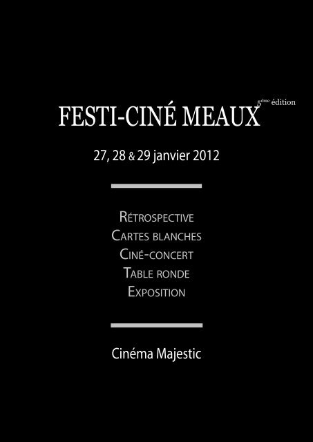 Catalogue festival Guédiguian 2012 - Ciné Meaux Club