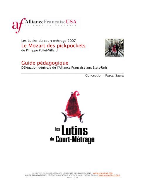 Le Mozart Des Pickpockets Guide Pedagogique Alliance Francaise