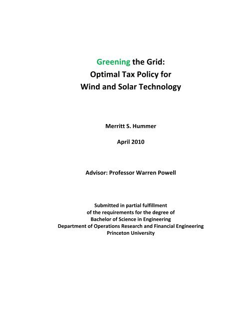 Hummer, Merritt-senior thesis final April 2010.pdf - CASTLE Lab ...