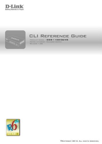 DGS-1100-06_ME_A1_CLI Reference Guide_v 1.00.pdf - D-Link