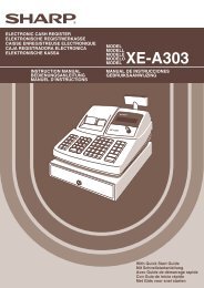 XE-A303 Operation-Manual GB - Sharp
