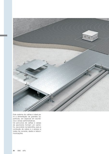 UFS | OKA Sistema de calhas abertas ao nível do ... - OBO Bettermann