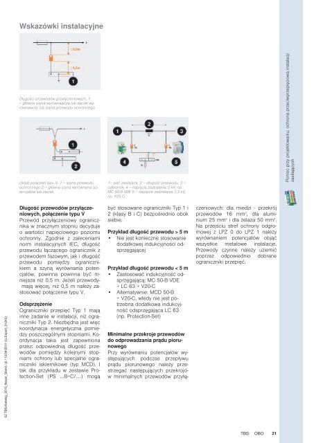 Ochrona przeciwprzepięciowa, ogranicznik Typ 3 - OBO Bettermann