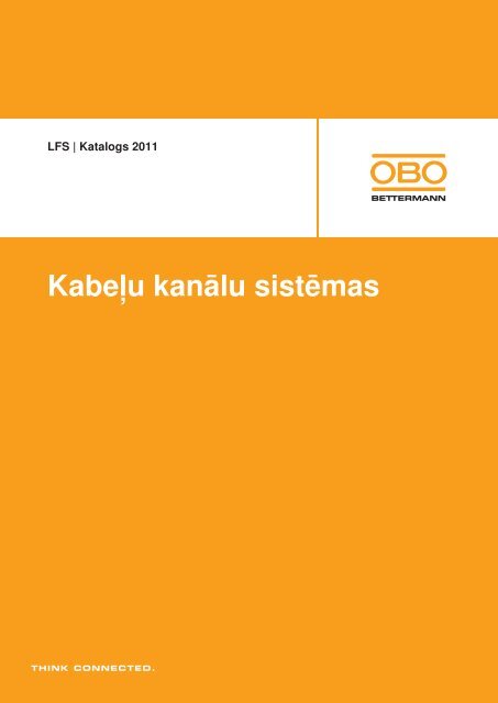 VK instalācijas kabeļu kanālu sistēmas - OBO Bettermann