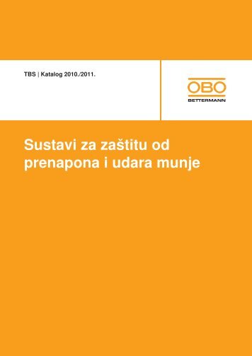 TBS Sustavi za zaštitu od prenapona i udara munje - OBO Bettermann