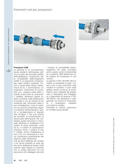 VBS | Sistema pressacavi in plastica - OBO Bettermann