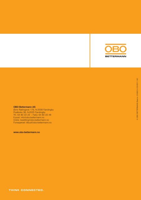 WDK ledningsføringskanal plastsystemer - OBO Bettermann