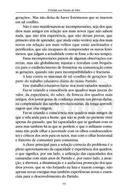 O Partido com Paredes de Vidro - Partido Comunista Português