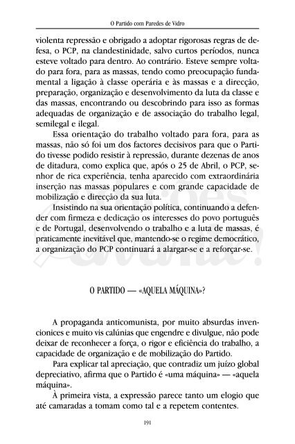 O Partido com Paredes de Vidro - Partido Comunista Português