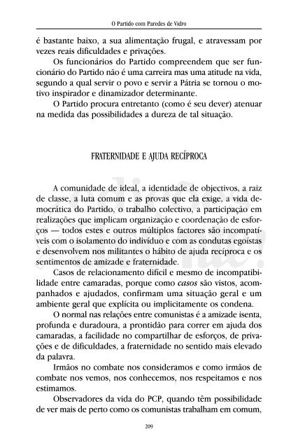 O Partido com Paredes de Vidro - Partido Comunista Português