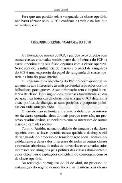 O Partido com Paredes de Vidro - Partido Comunista Português