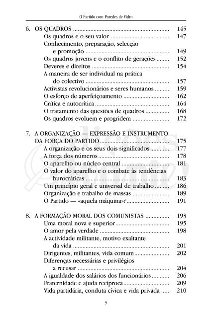 O Partido com Paredes de Vidro - Partido Comunista Português