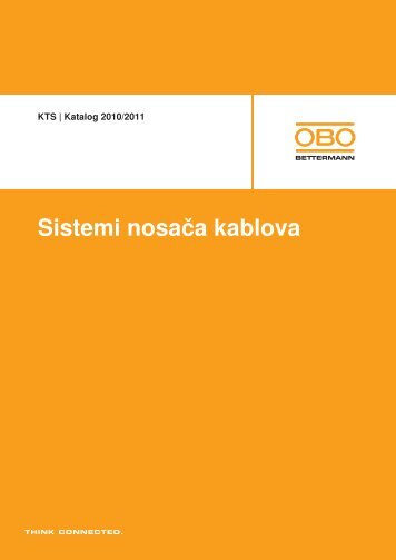 KTS Sistemi nosača kablova - OBO Bettermann